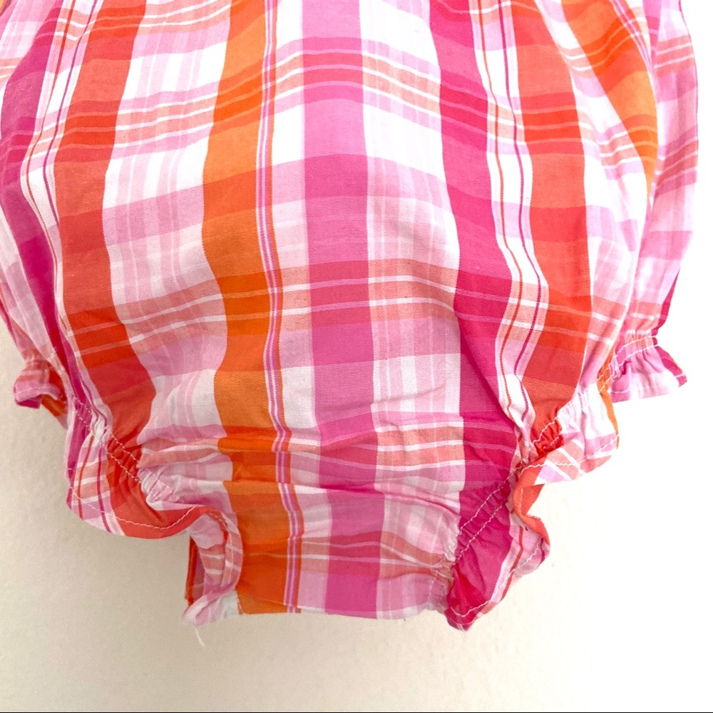 Carter Girls Plaid Romper Cotton 18 Months - Picture 8 of 8